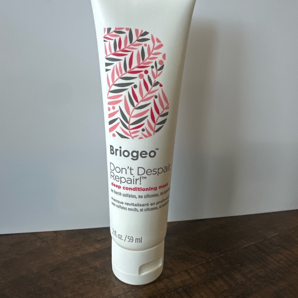 Briogeo White and Pink Deep Conditioning Hair Mask Tube